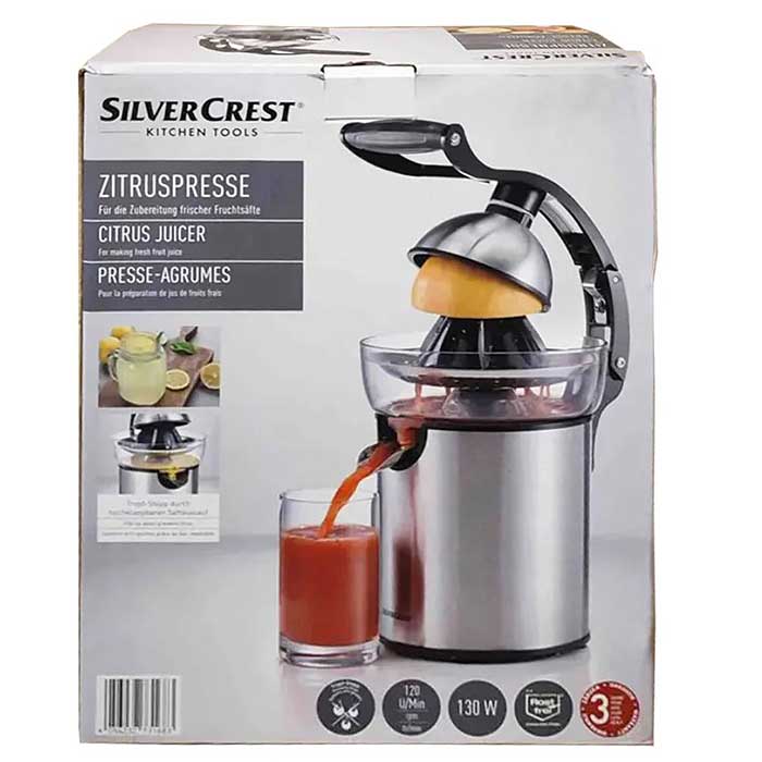 Silver Crest Juicer 130W – 120 RPM