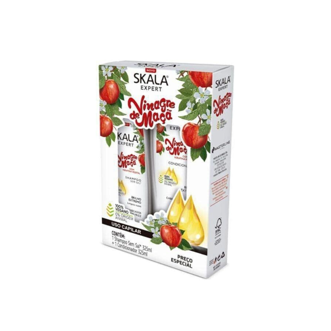 Skala Expert Apple Vinegar And Keratin Shampoo & Conditioner Kit - Medaid International