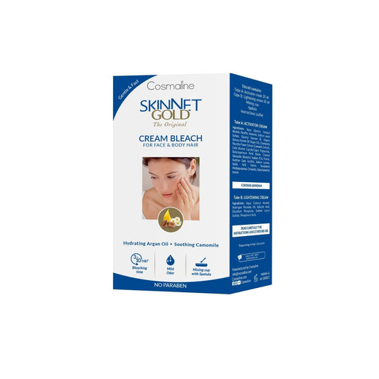 Cosmaline Skinnet Gold Cream Bleach 50+25ml - Medaid