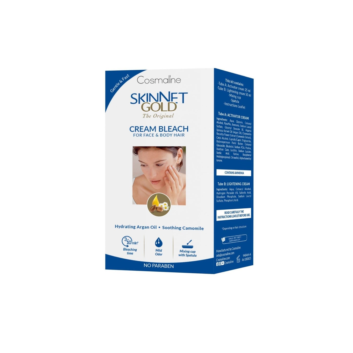 Skinnet Gold Cream Bleach (25+50ml)