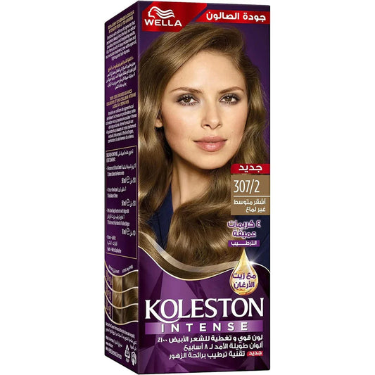 KOLESTON INTENSE MATTE MEDIUM WARM BLONDE 307/2 - Medaid