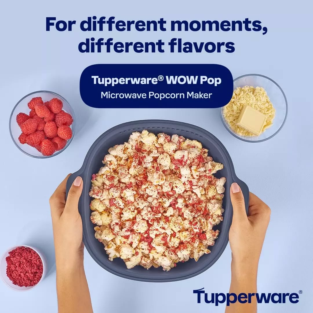 Tupperware Microwave Popcorn Maker