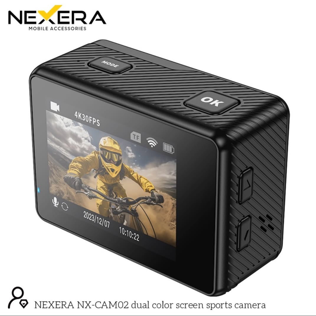 NEXERA 4k Sports Action Camera NX-CAM02