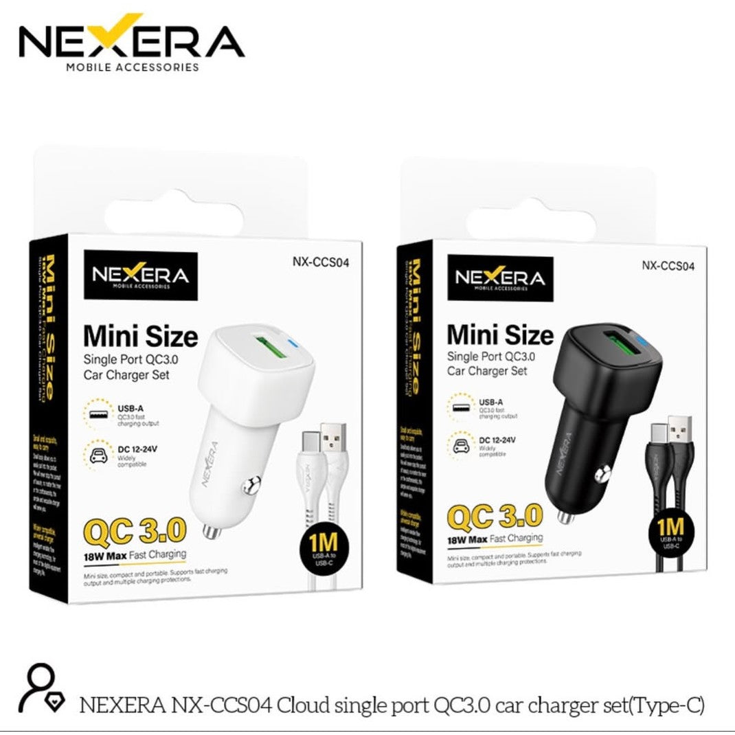 NEXERIA QC3.0 Car Charger NX-CCS