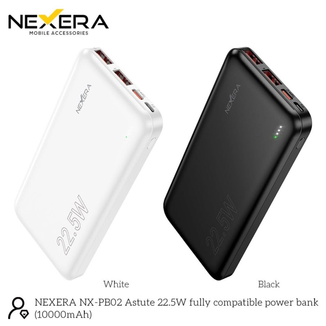 10000mah 22.5W Thin Power Bank With LED Lighting NX-PB02