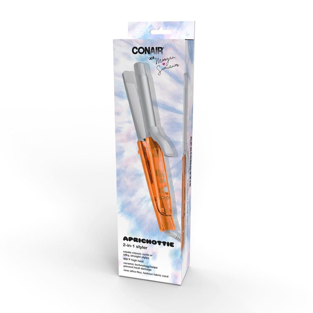 Conair Aprichottie 2 in 1 Hair Styler 400 F High Heat