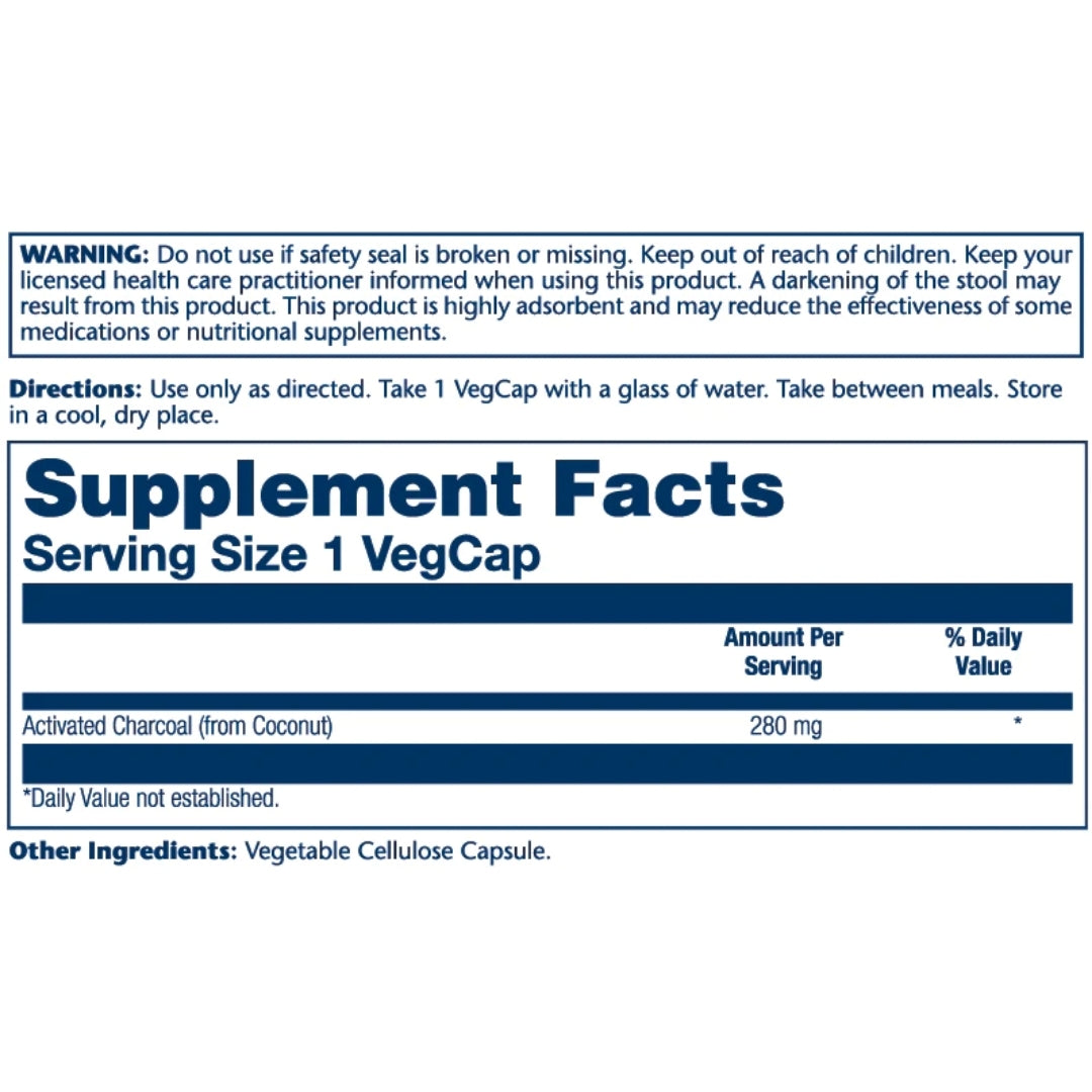 Activated Charcoal 280mg - Medaid International