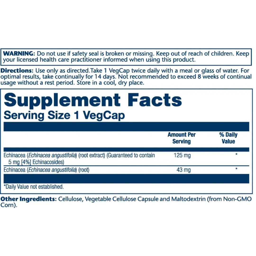 Echinacea Angustifolia 125mg - Medaid International