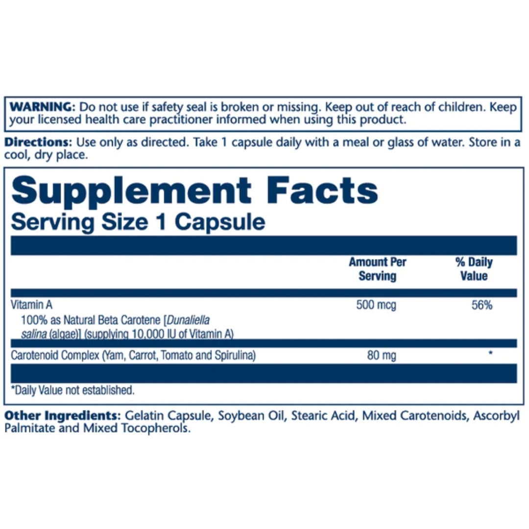 Food Carotene™ 500mcg - Medaid International