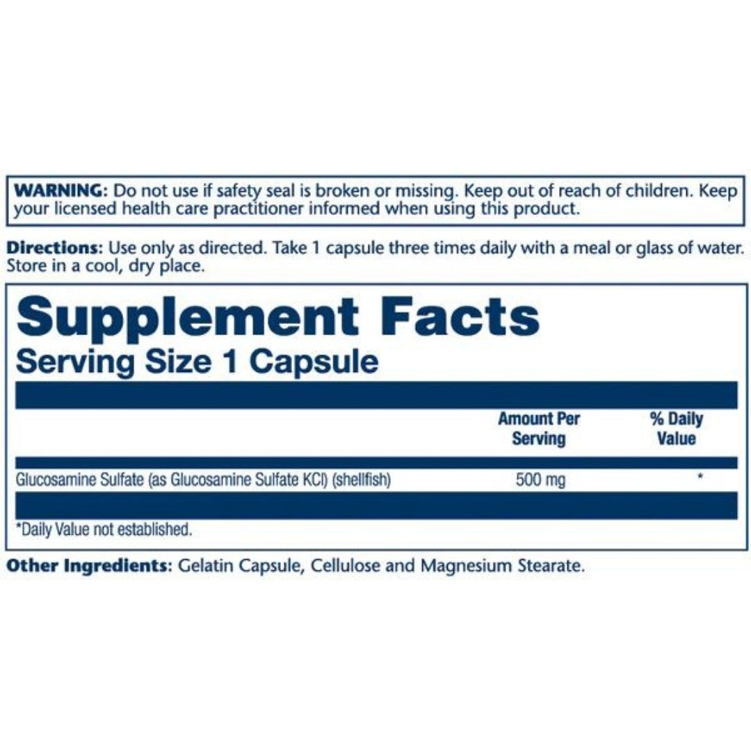 Glucosamine Sulfate 500mg - Medaid International