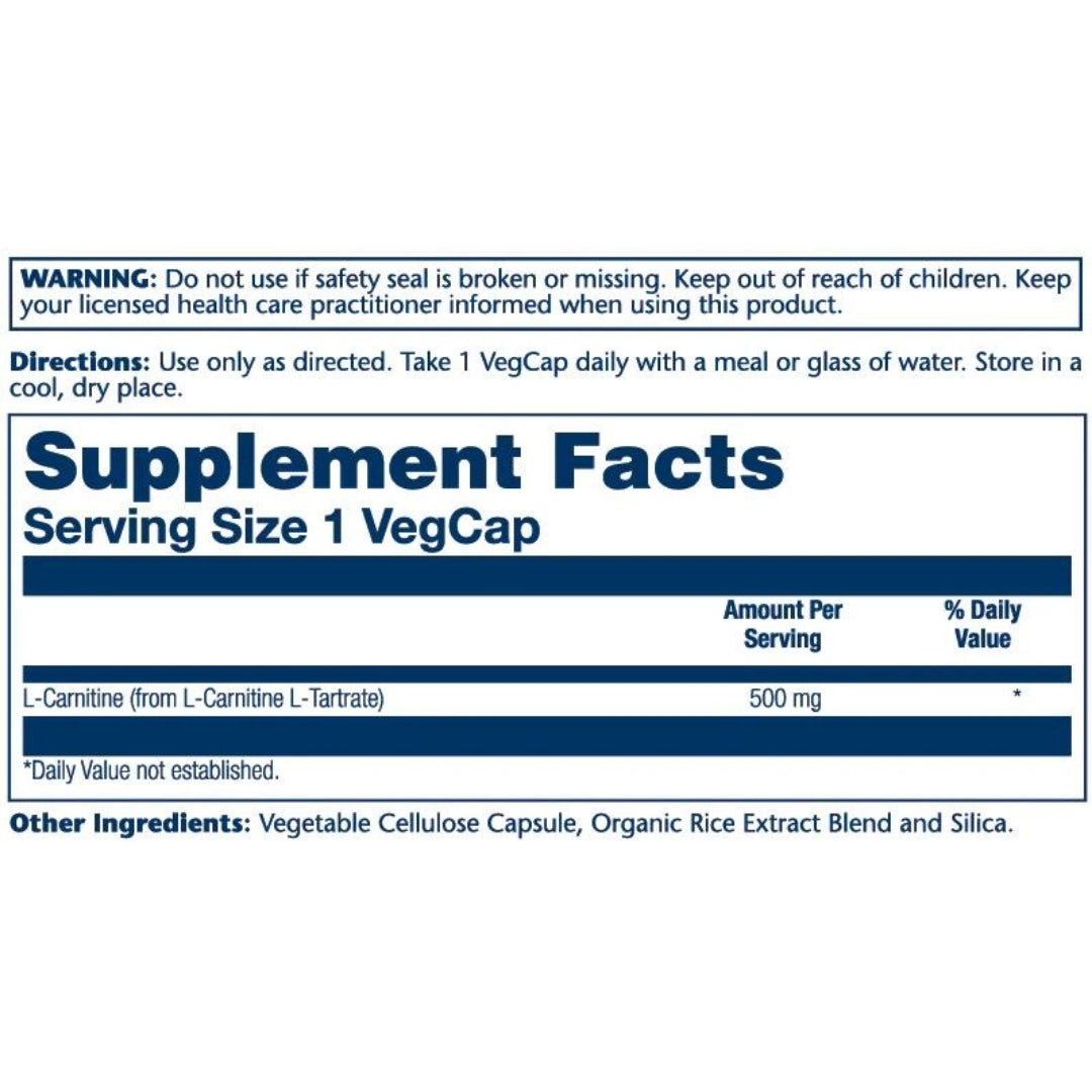 L-Carnitine 500mg - Medaid International