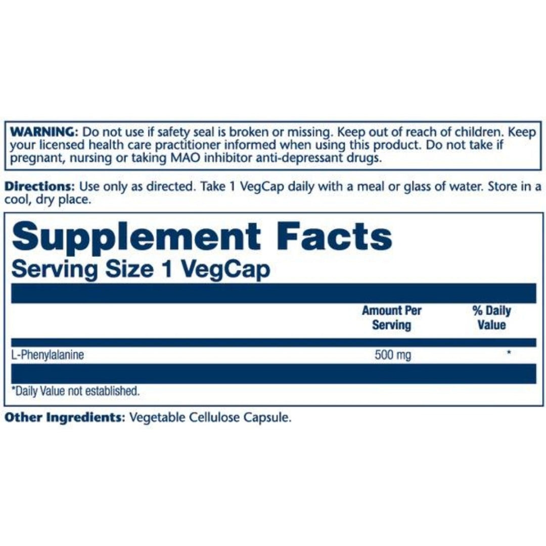 L-Phenylalanine 500mg - Medaid International