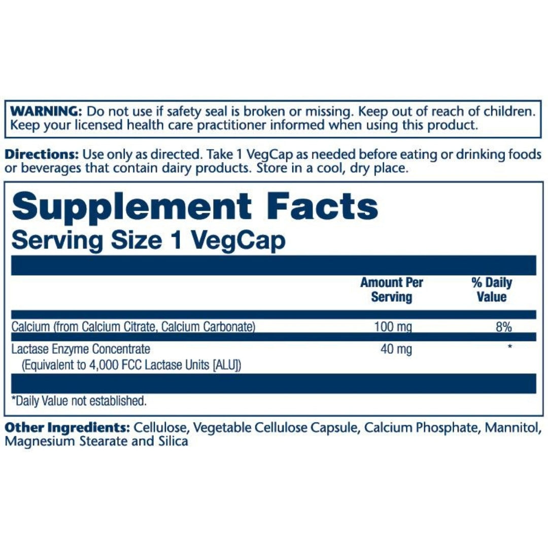 Lactase & Calcium - Medaid International