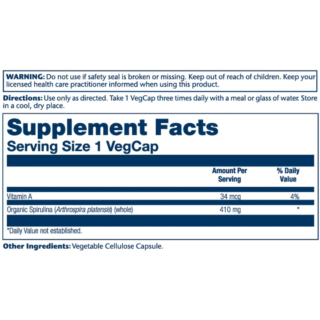Spirulina 410mg - Medaid International