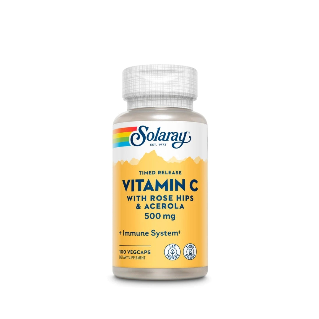 Vitamin C With Rose Hips & Acerola 500mg - Medaid International