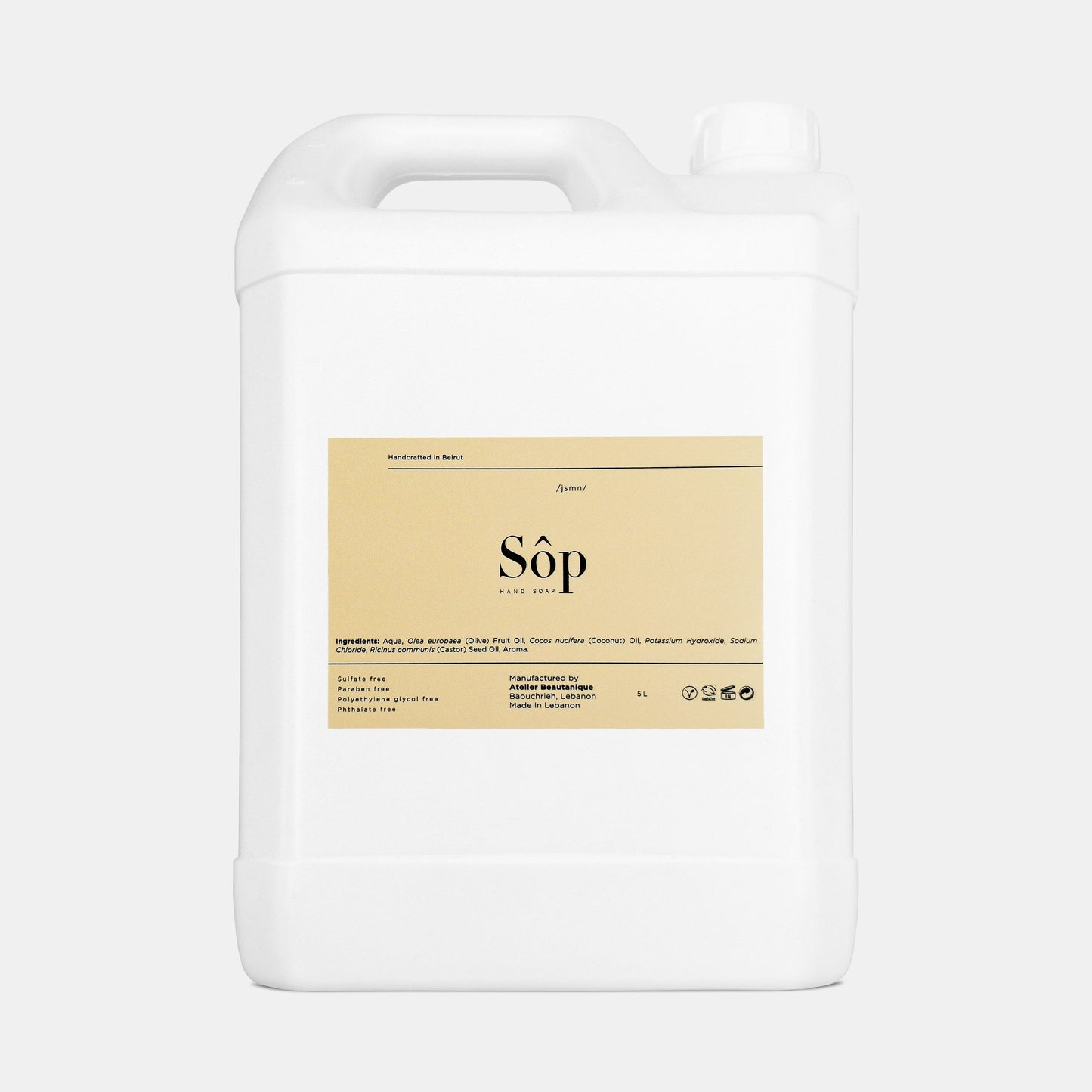 Sôp Natural Liquid Soap Refill Jasmine