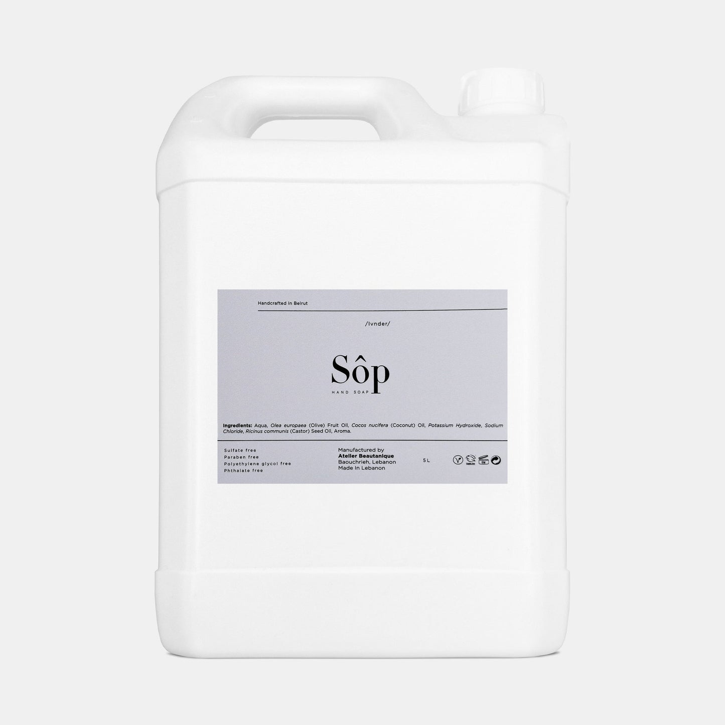 Sôp Natural Liquid Soap Refill Lavender