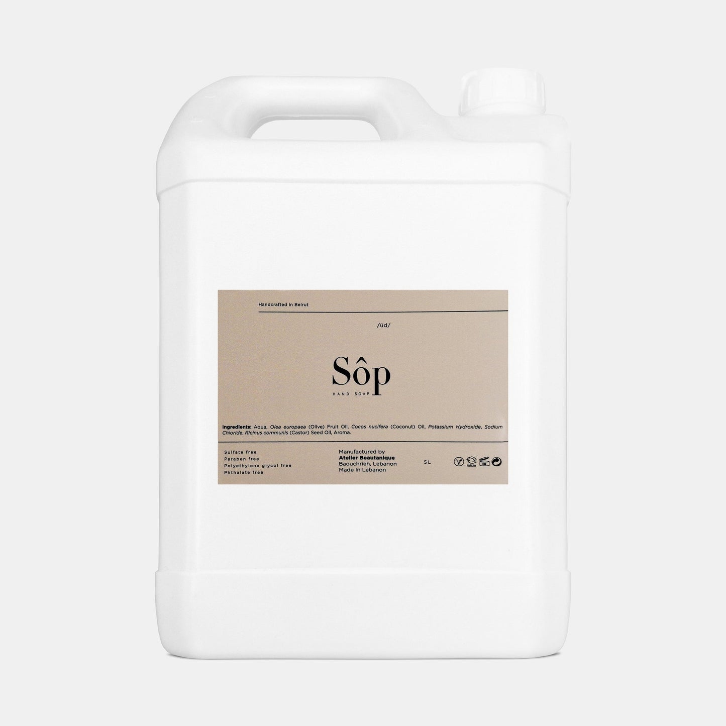 Sôp Natural Liquid Soap Refill Oud