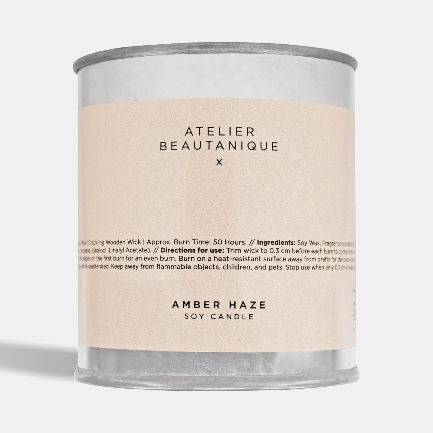 Soy Wax Candle Amber Haze