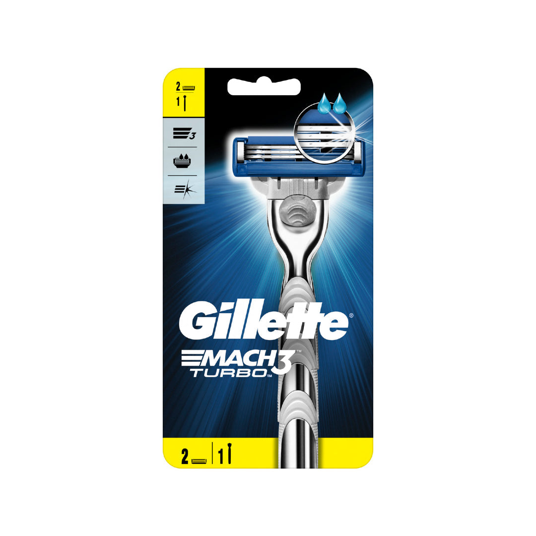 Gillette Mach3 Turbo Razor 2up - Medaid International