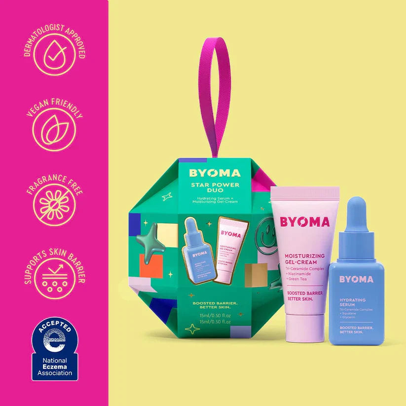 Byoma Star Power Duo Mini Moisturizer & Serum
