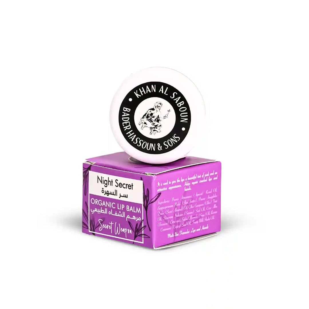 Khan Al Saboun Organic Lip Balm - Night Secret - Medaid International