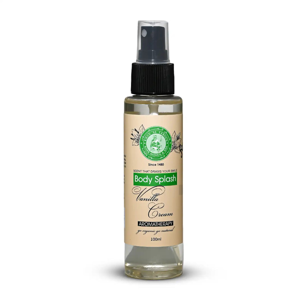 Khan Al Saboun Body Splash 100ml - Vanilla Cream - Medaid International