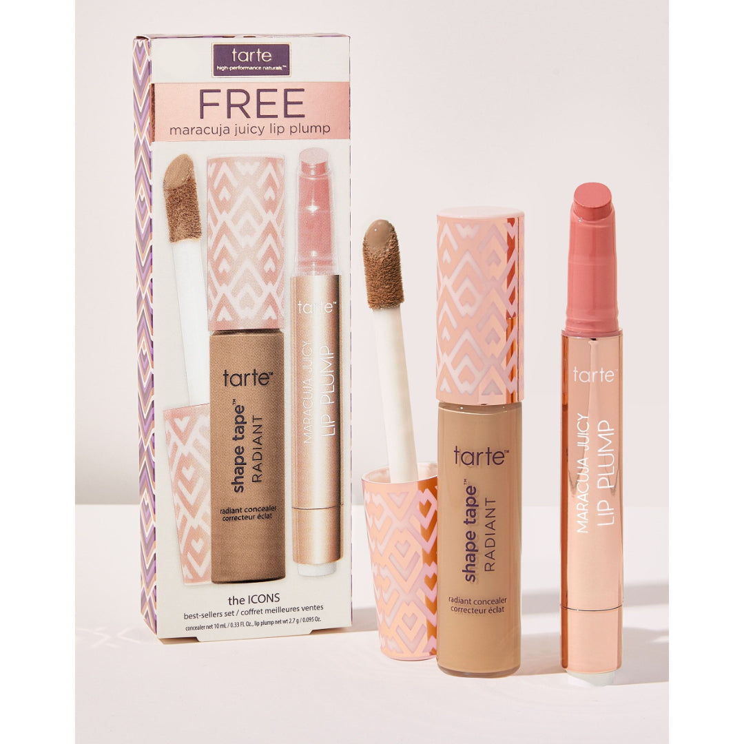 Tarte Shape Tape Radiant Medium Coverage Concealer 10ml + FREE Maracuja Juicy Lip Plump
