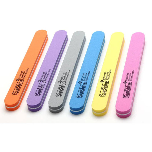 Sunshine Washable Nail File Mix Color S100/180 - Medaid International