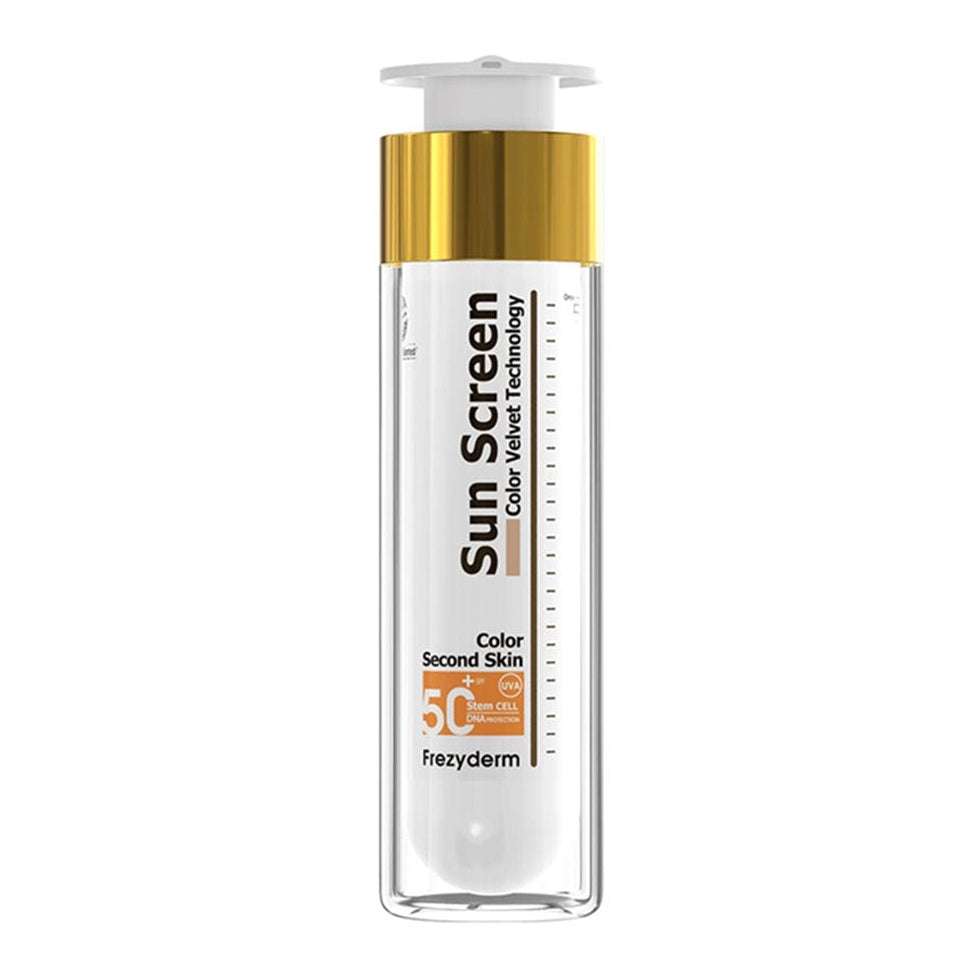 FREZYDERM SUN SCREEN COLOR VELVET FACE CREAM SPF 50+ 50ml - Medaid - Lebanon