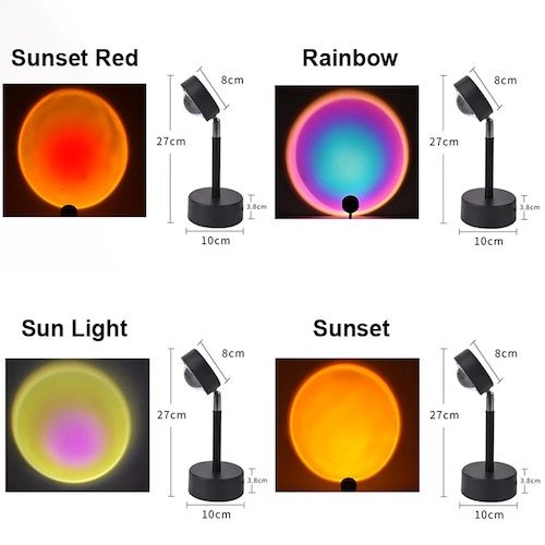 Sunset Projector Lamp 16 Colors Atmosphere Lamp