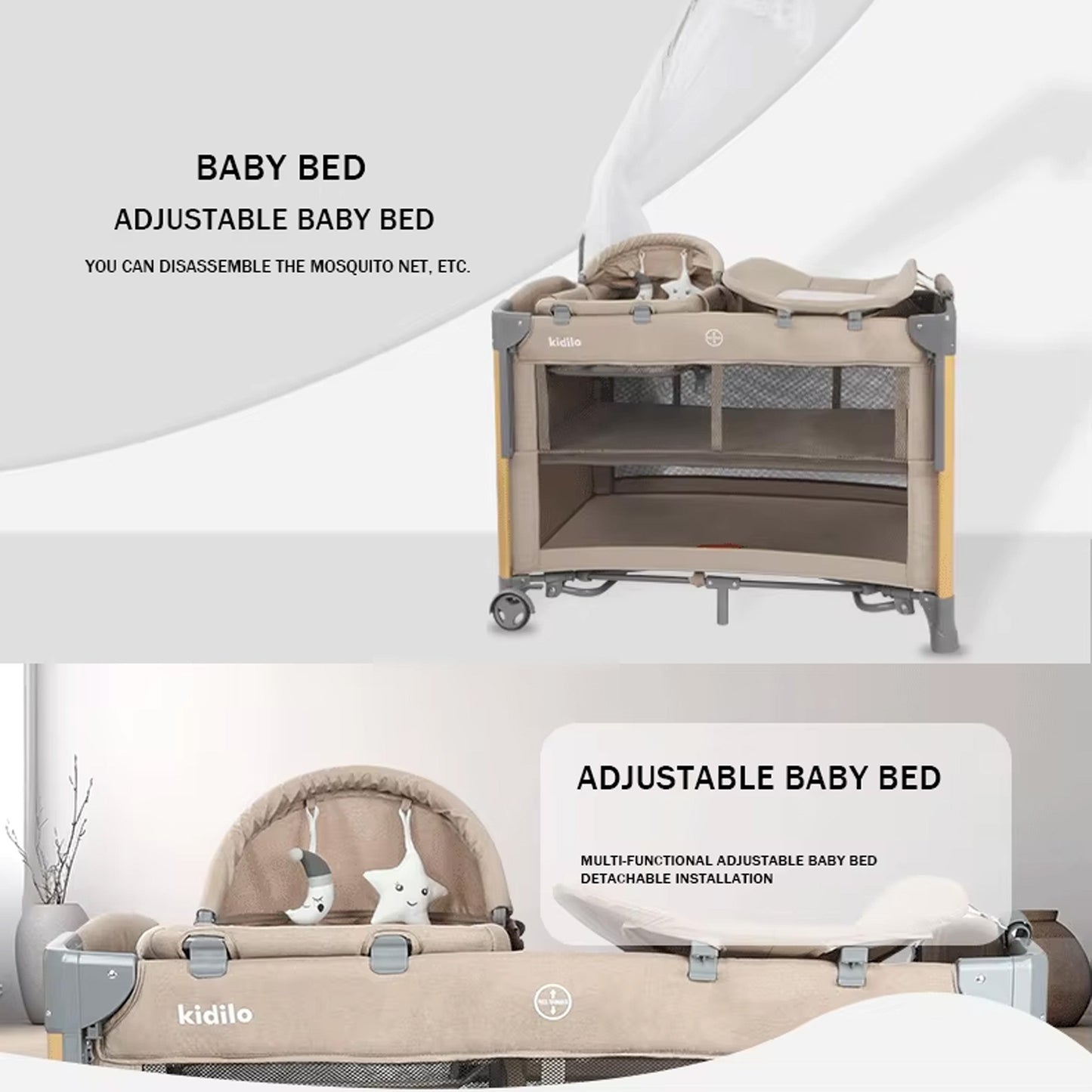 Kidilo T-703M Kids Playpen