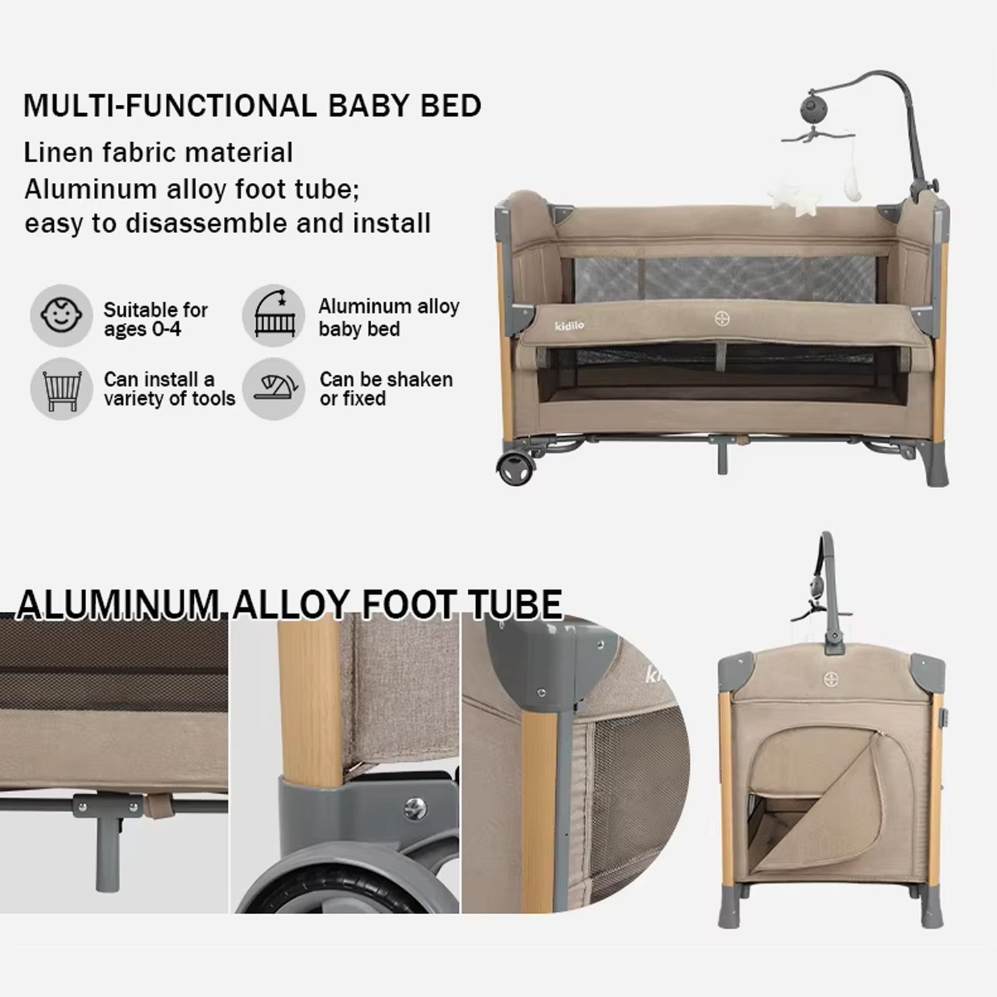 Kidilo T-703M Kids Playpen