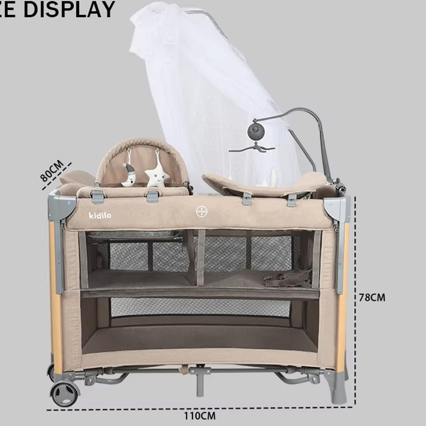 Kidilo T-703M Kids Playpen