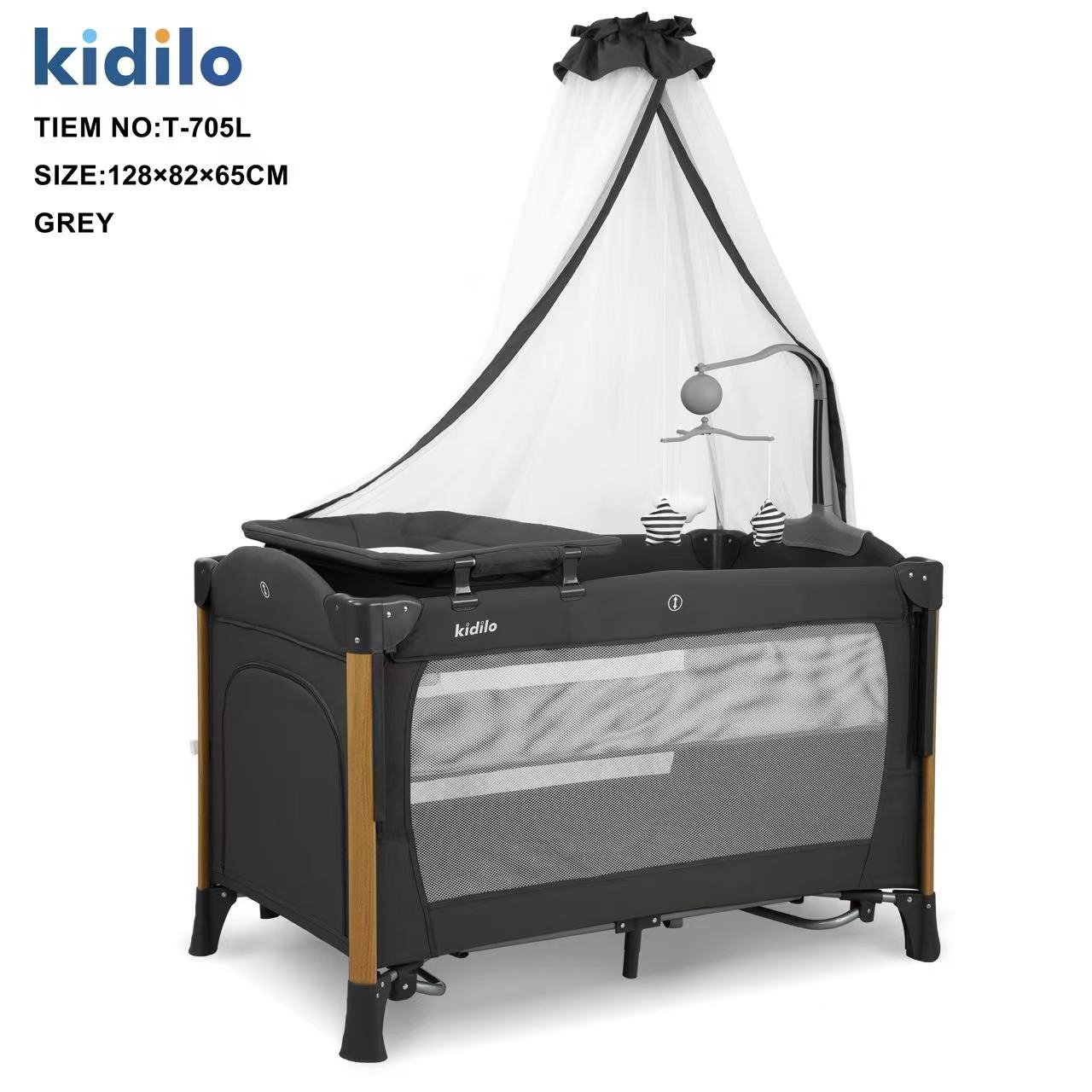 Kidilo Travel Cot T-705L
