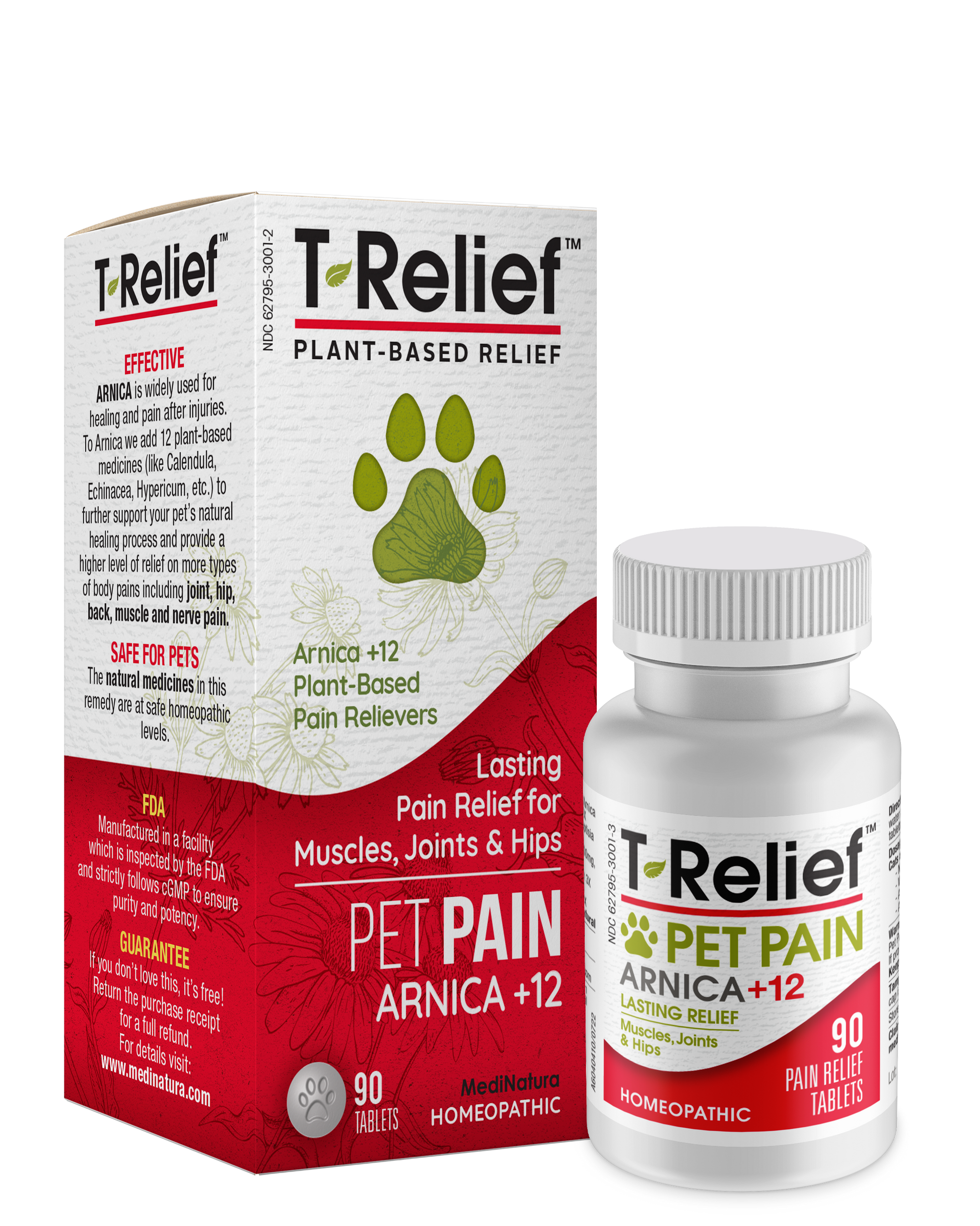 T-Relief Pet Pain - 90 Tablets