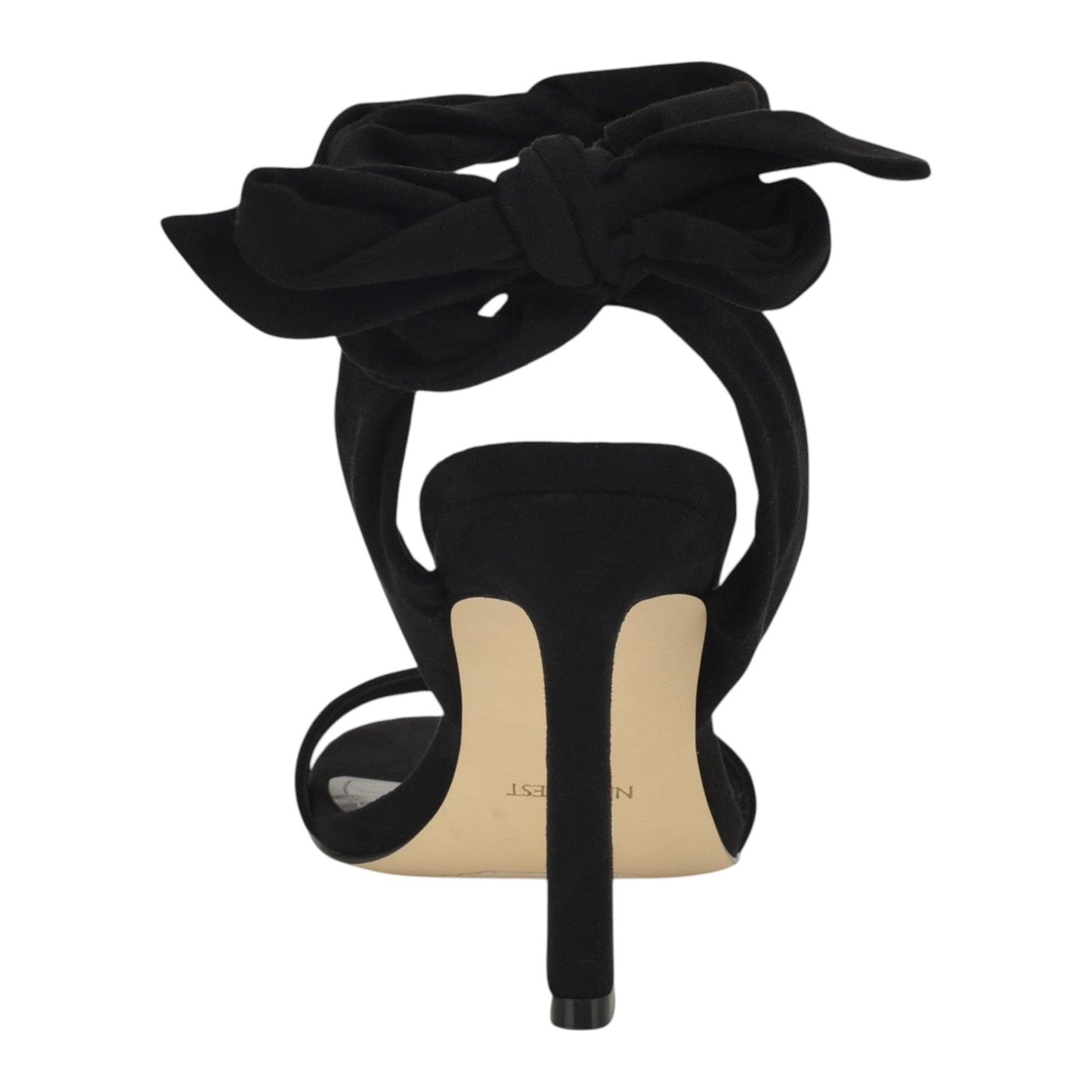 Women's Wrapped Heeled Shoes,Black