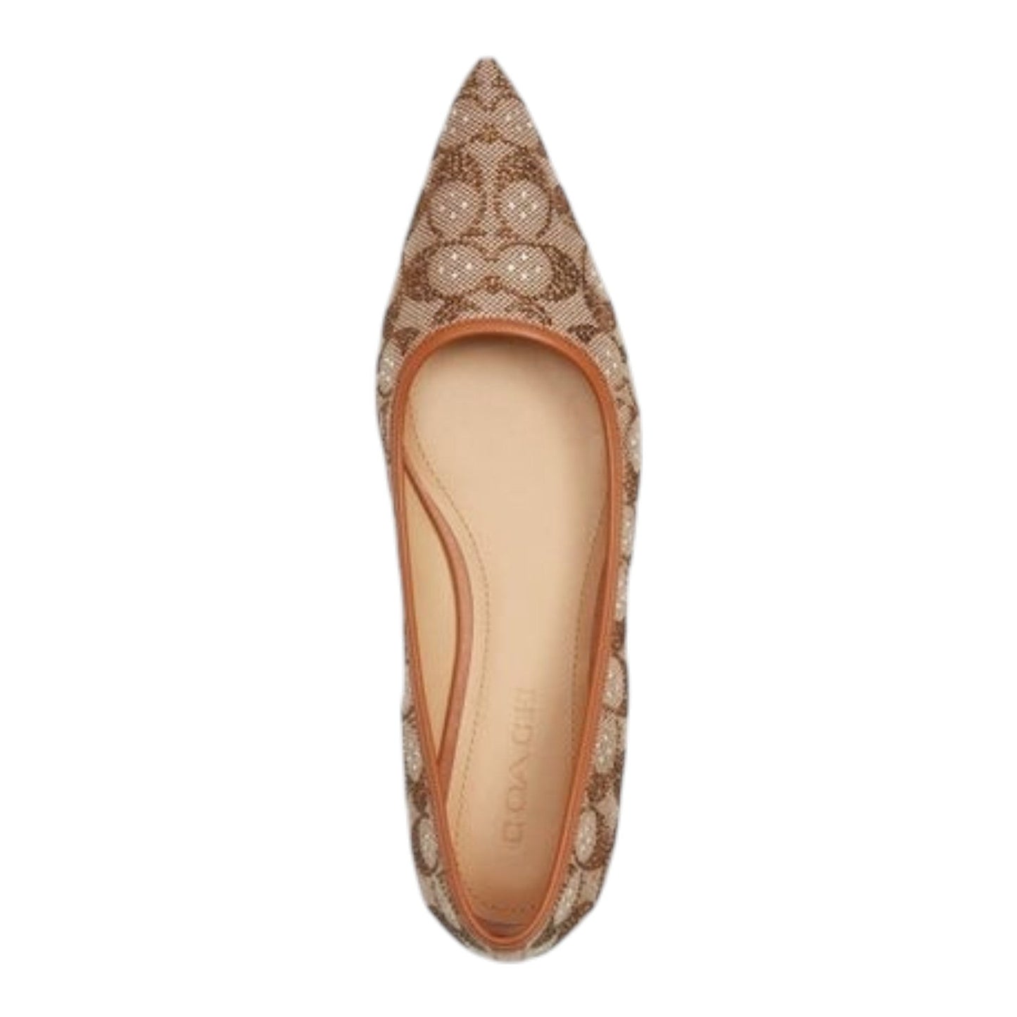 Women's Rhinestones Textured Bellorinas,Light Beige