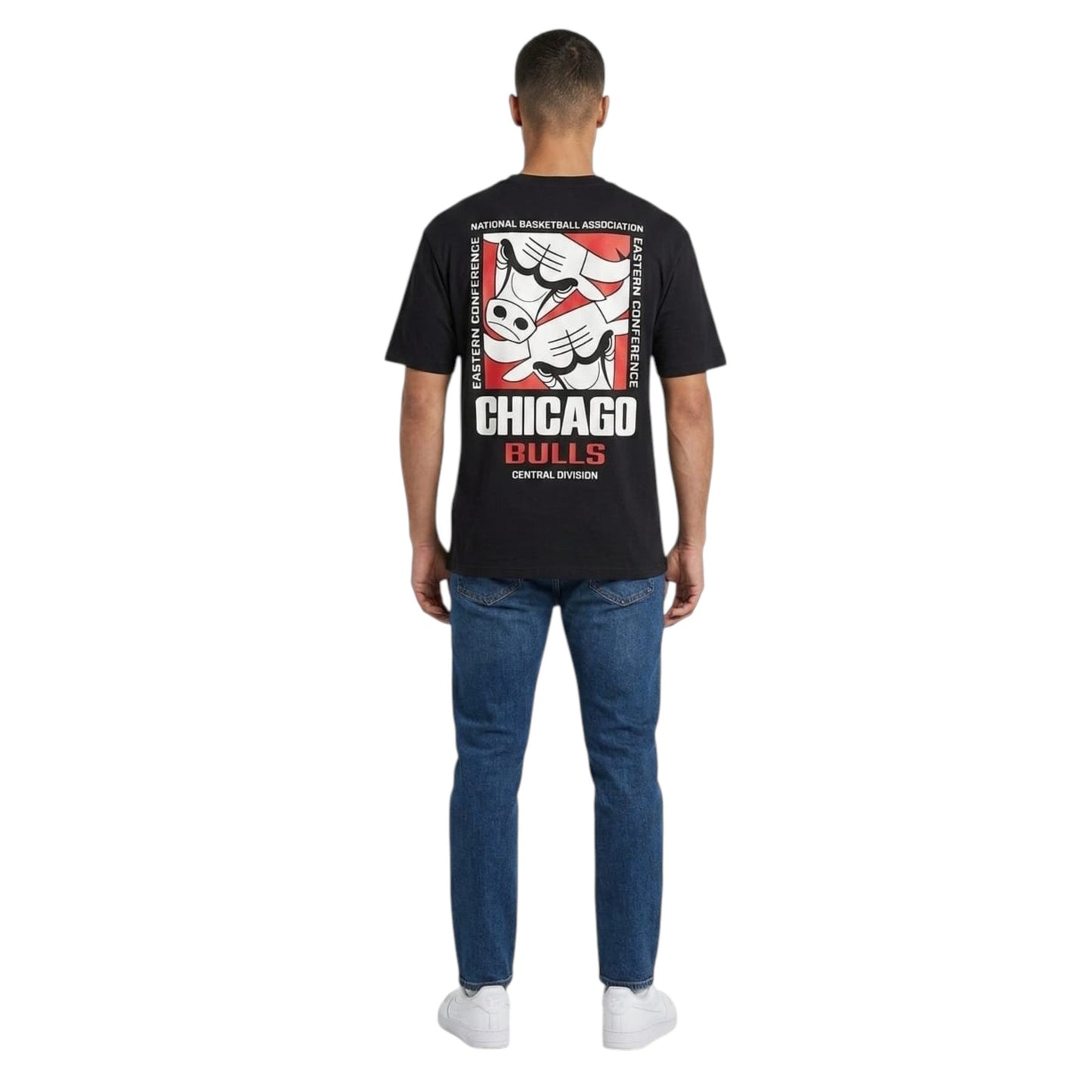 Men's Back Printed Top,Black