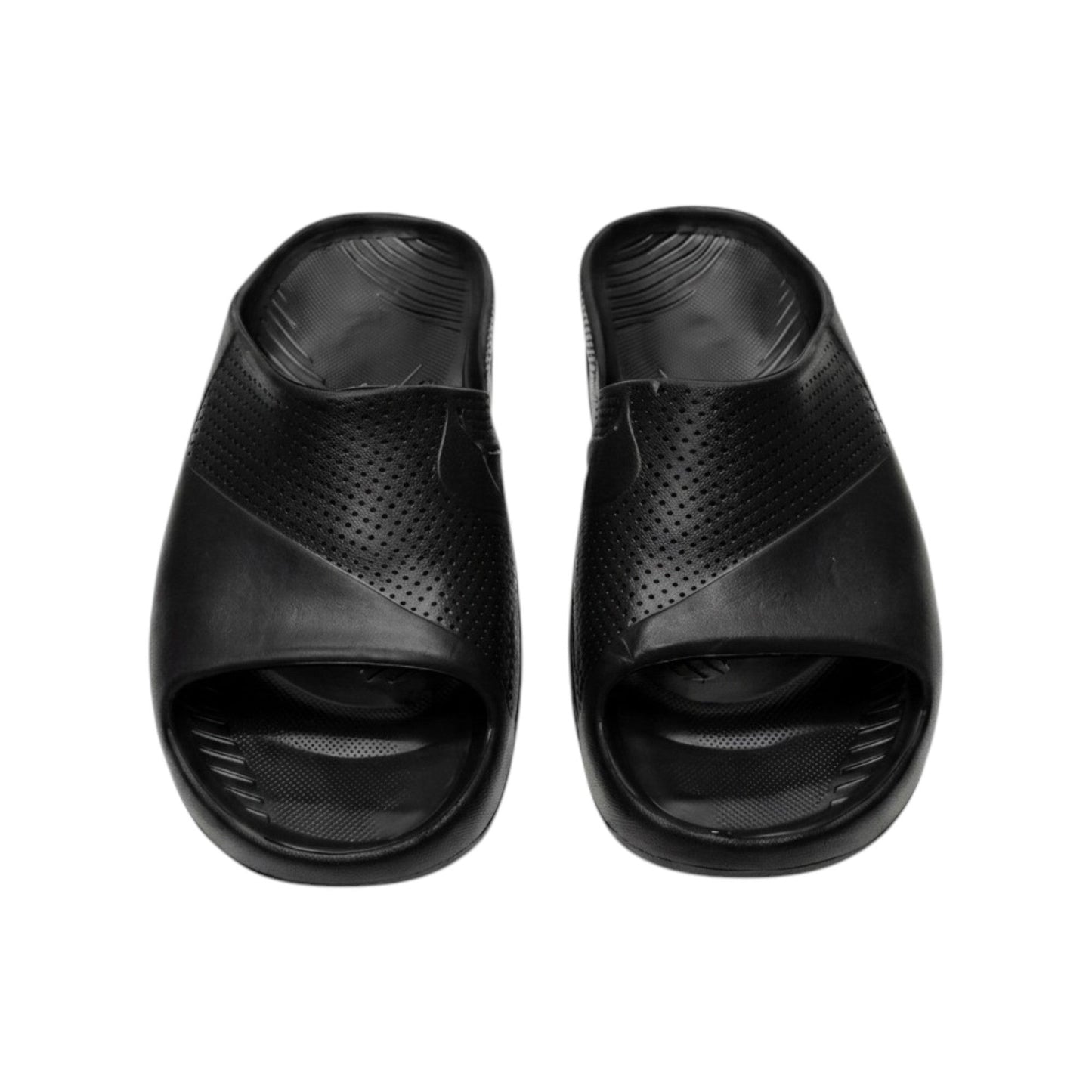Men's Textured Slipper,Black