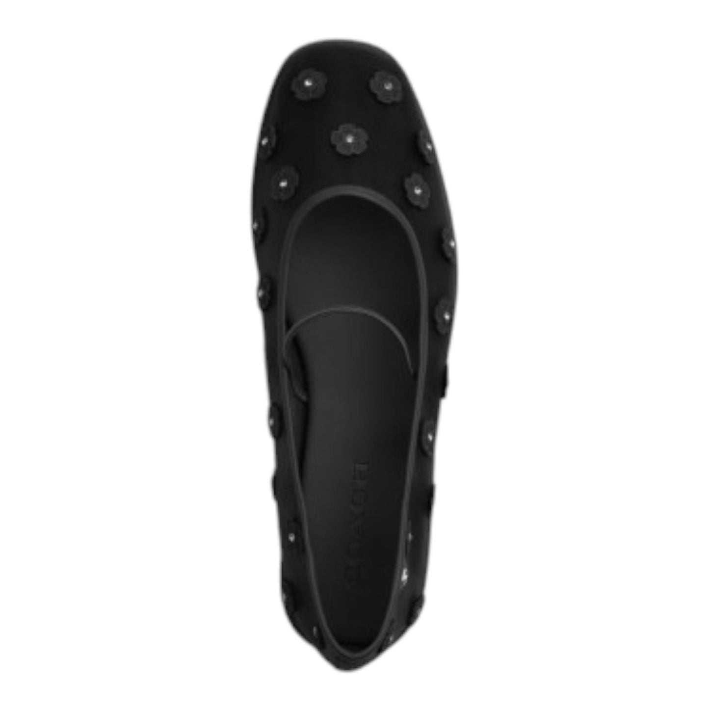 Kids Girl's Floral Mesh Bellorinas,Black