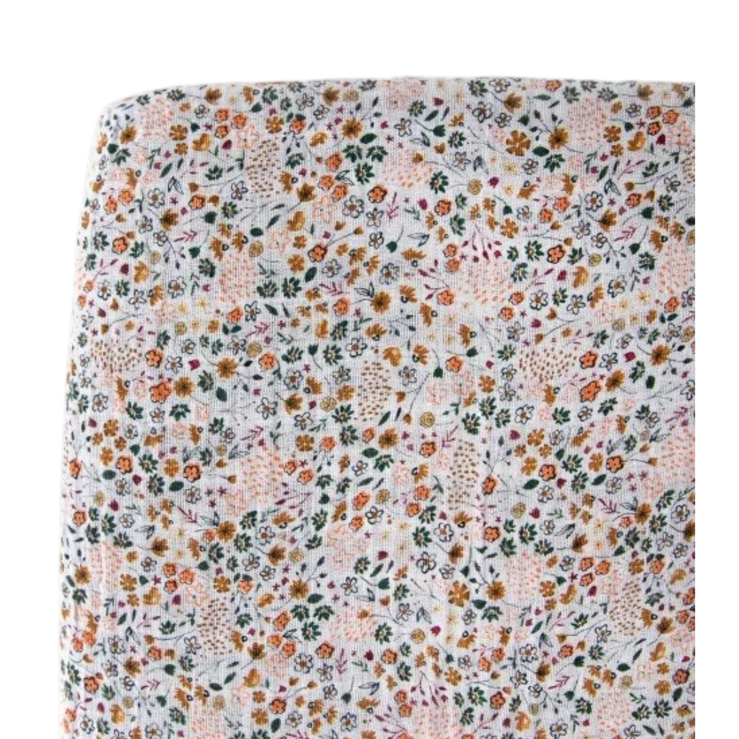 Cotton Muslin Crib Fitted Sheet