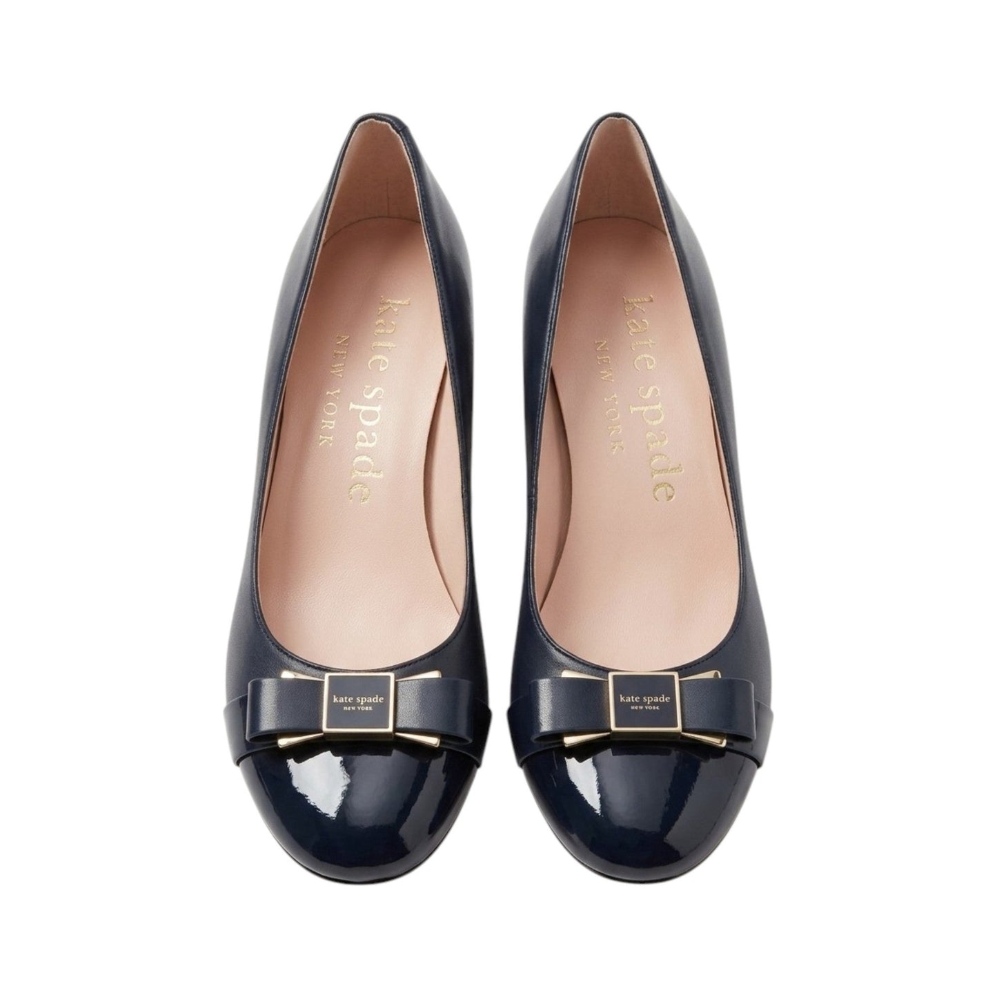 Women's Plain Heeled Shoes,Navy