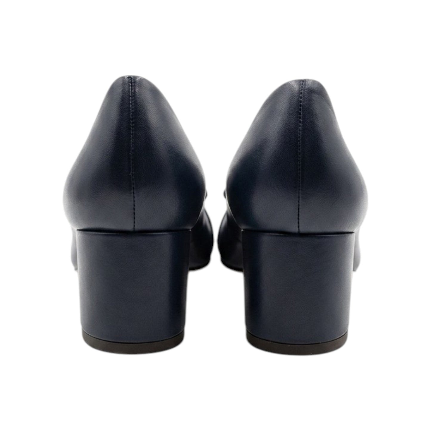 Women's Plain Heeled Shoes,Navy