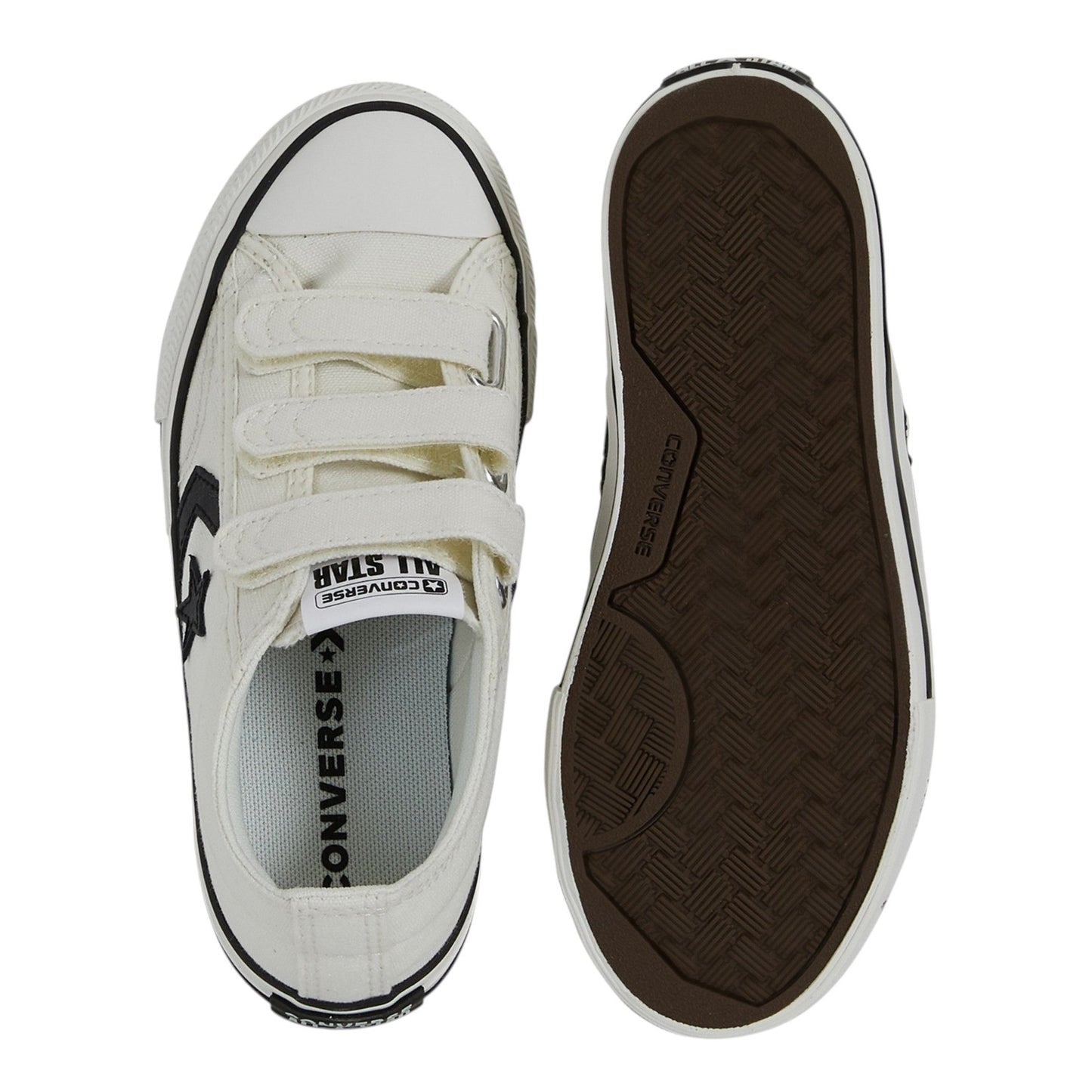 Star Player 76 3V Trainers Kids Girl's Textured Shoes,White