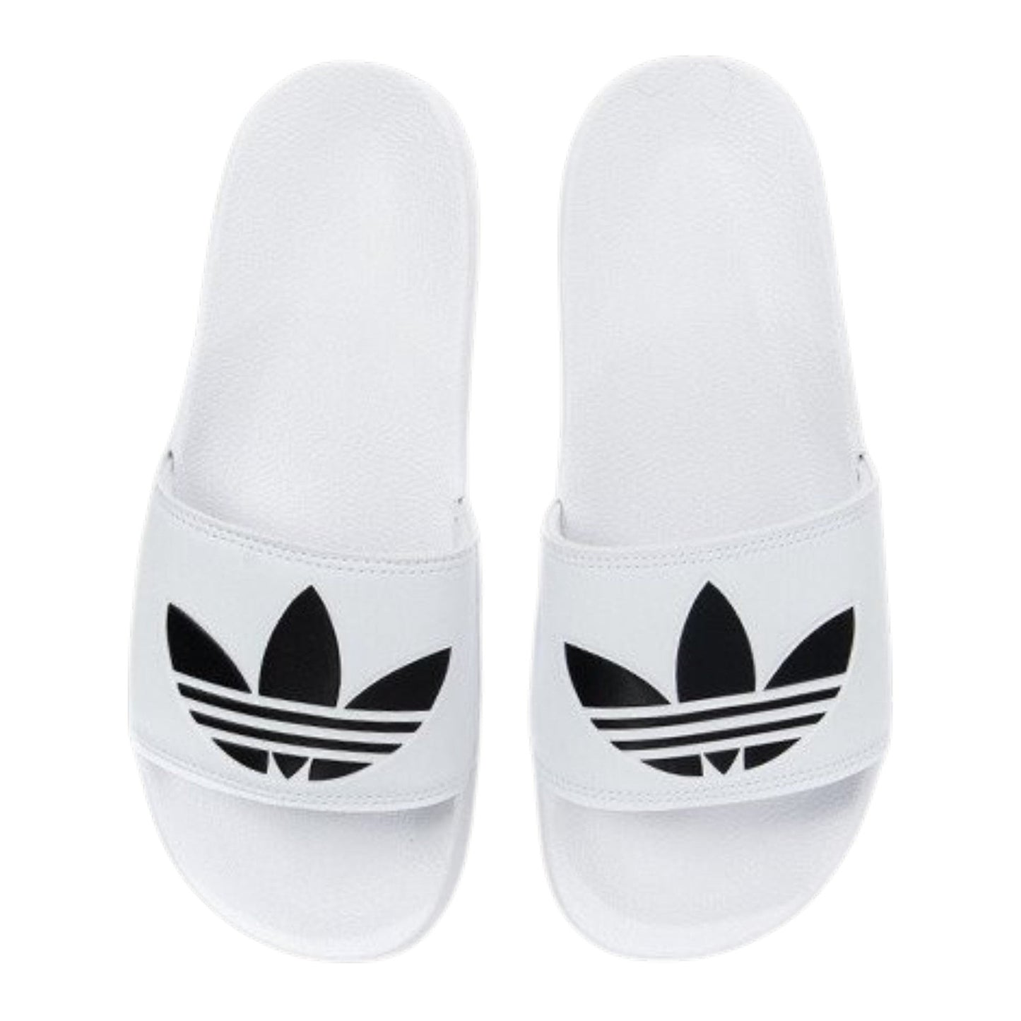 Men's Logo Patched Slipper,White