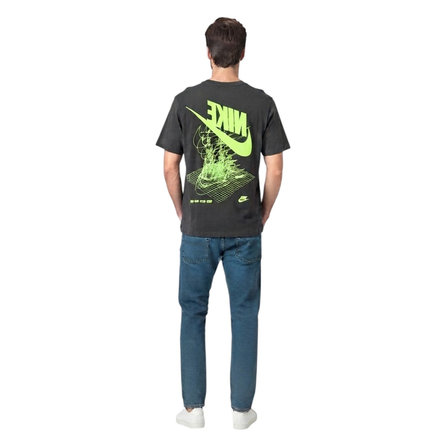 Men's Printed Top,Grey