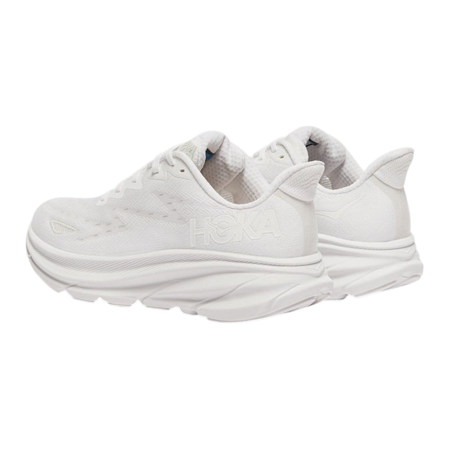 Clifton 9 Women's Logo Patched Shoes,White