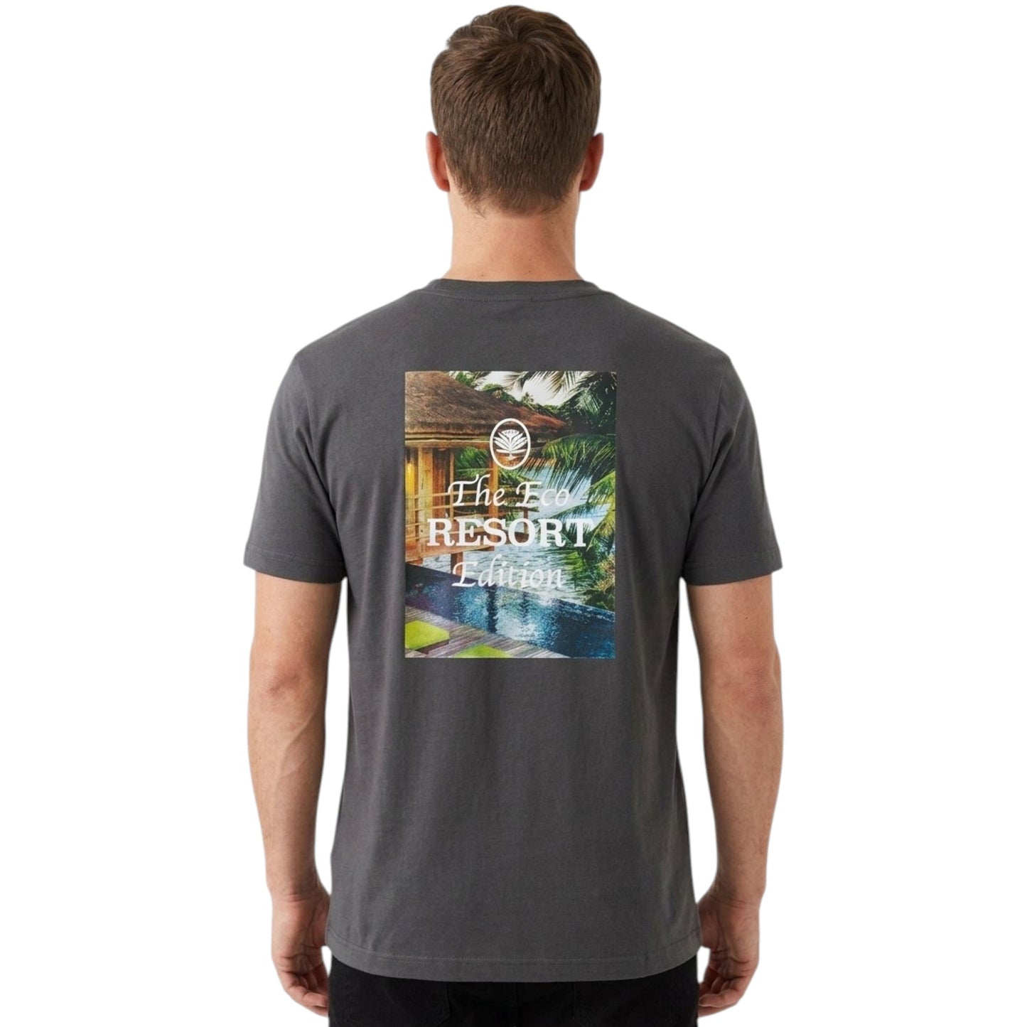 Men's Printed Top,Grey
