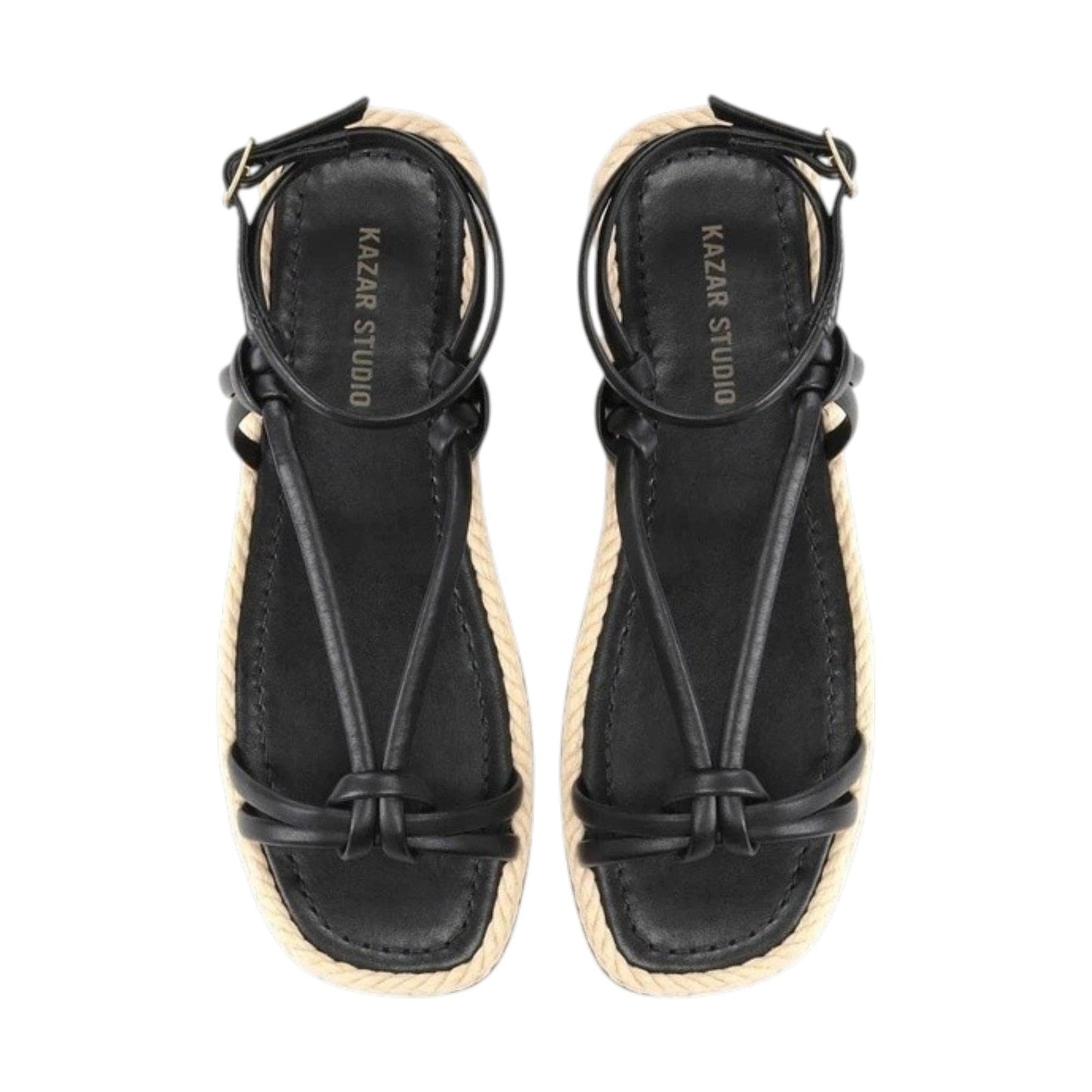 Women's Plain Espadrille Sandals,Black